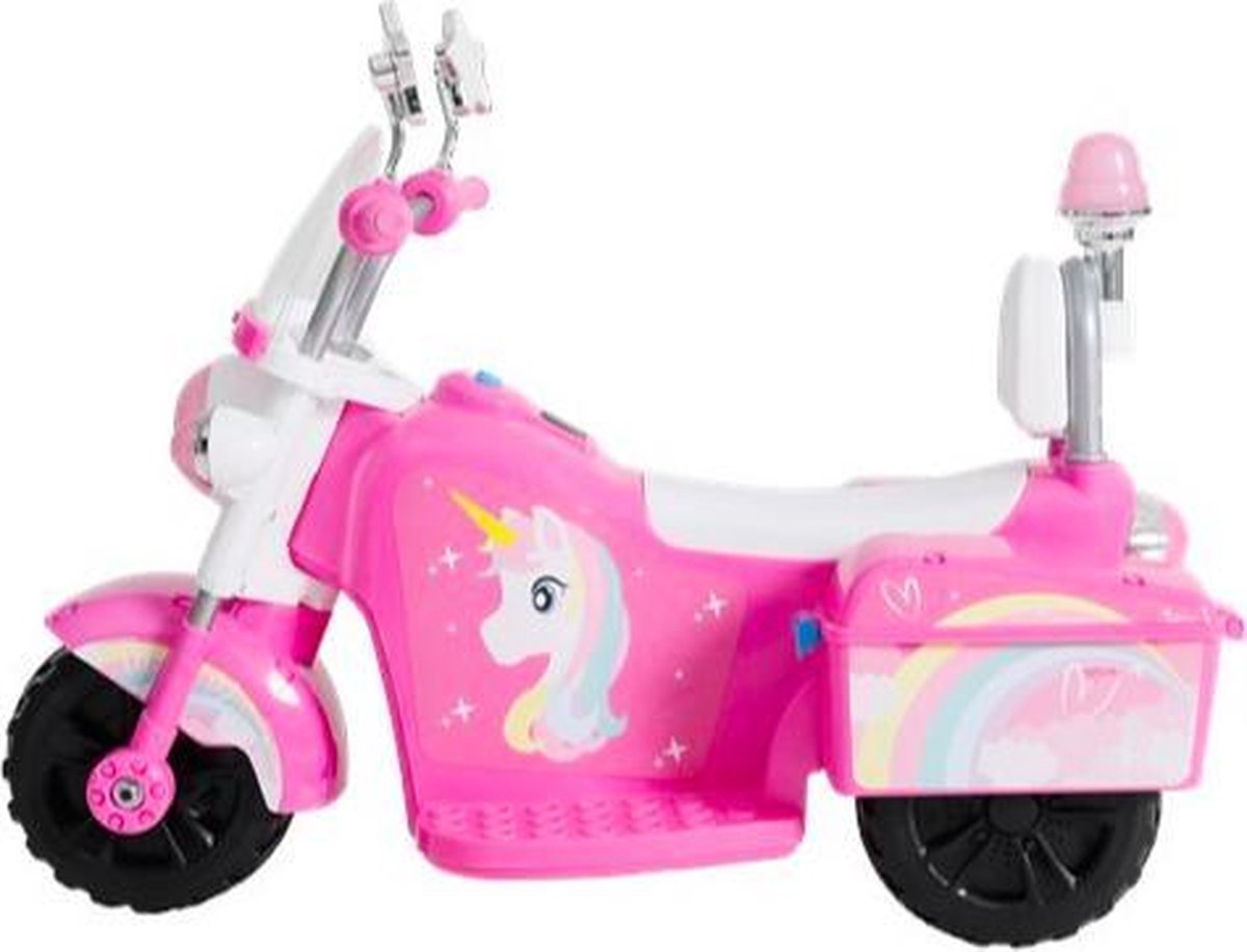 WDMT™ Unicorn motor op accu en met licht | Kinder eenhoorn scooter voorzien van verschillende lichteffecten